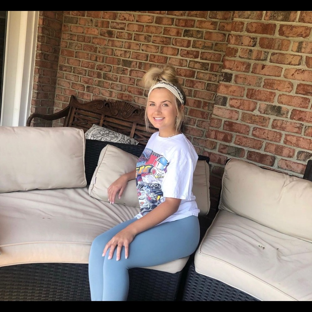 blue align size 2 lululemon leggings